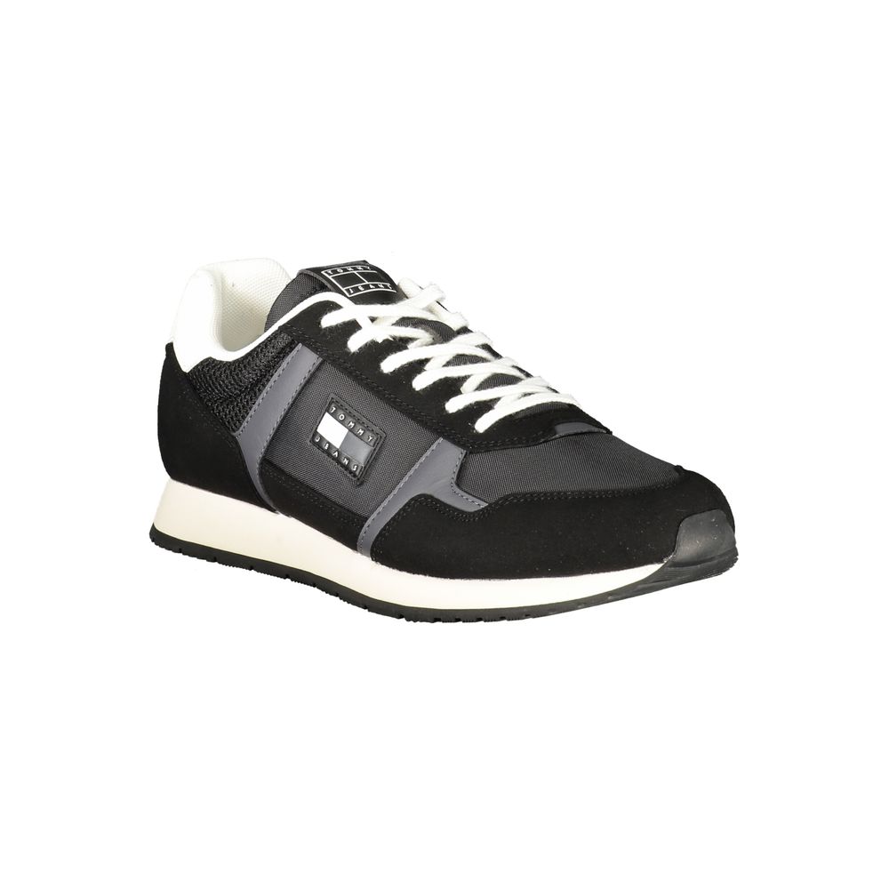 Schwarzer Sneaker aus Polyurethan für Herren
