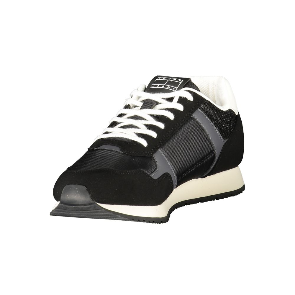 Schwarzer Sneaker aus Polyurethan für Herren