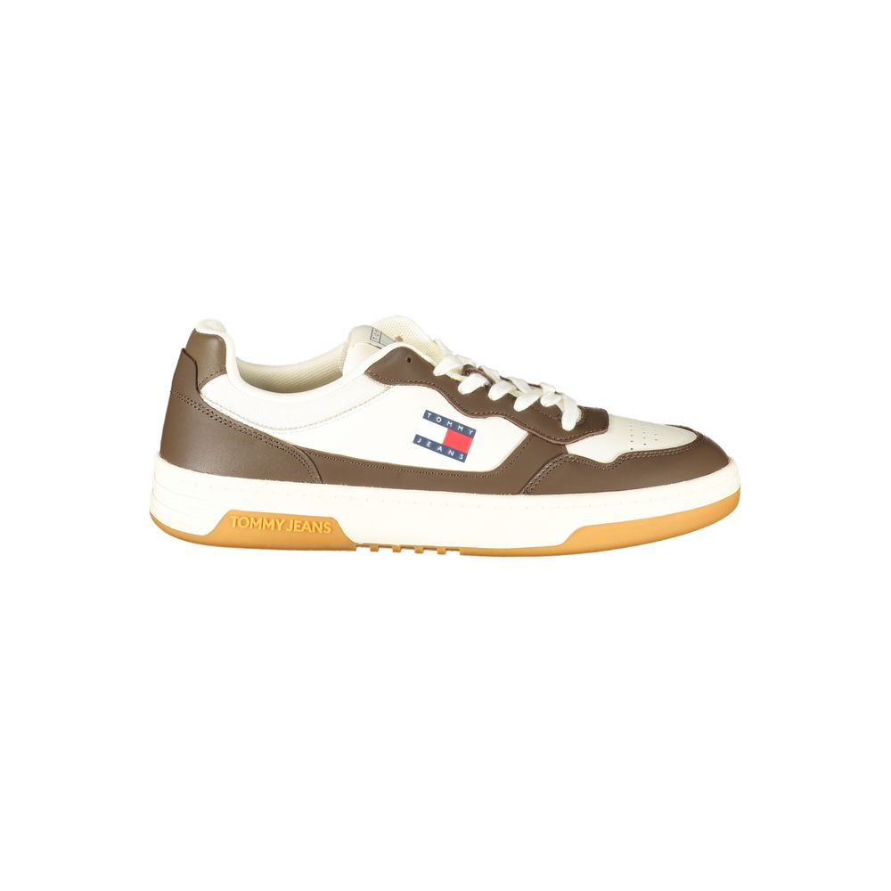Tommy Hilfiger Weißer Herren-Sneaker aus Polyurethan