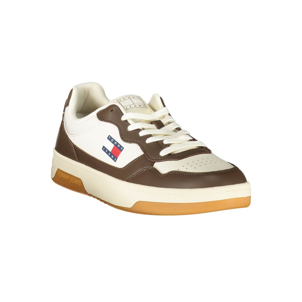 Tommy Hilfiger Weißer Herren-Sneaker aus Polyurethan