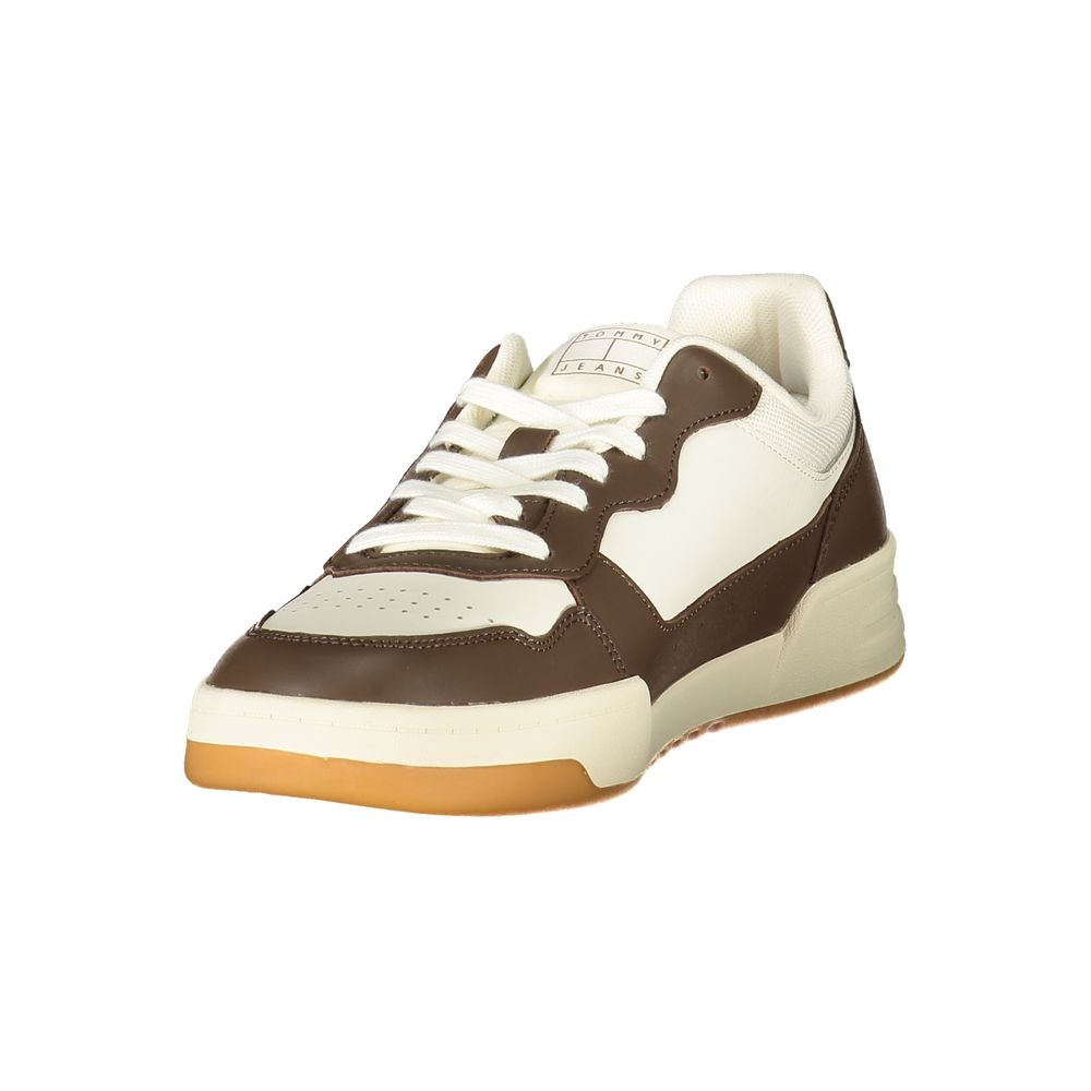 Tommy Hilfiger Weißer Herren-Sneaker aus Polyurethan