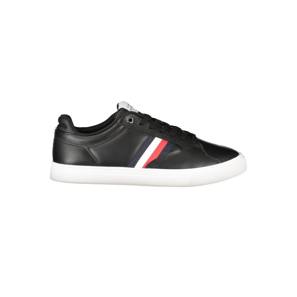 Tommy Hilfiger Schwarzer Herren-Sneaker aus Polyester