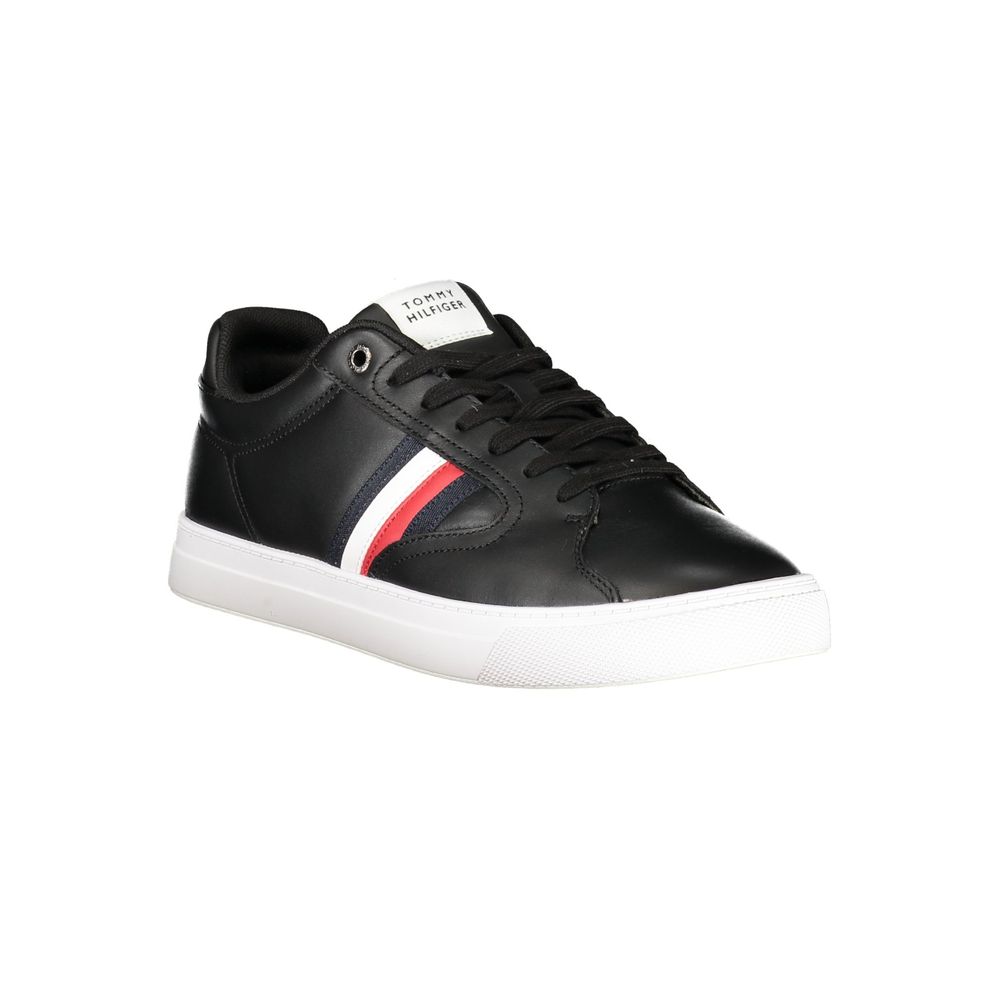 Tommy Hilfiger Schwarzer Herren-Sneaker aus Polyester