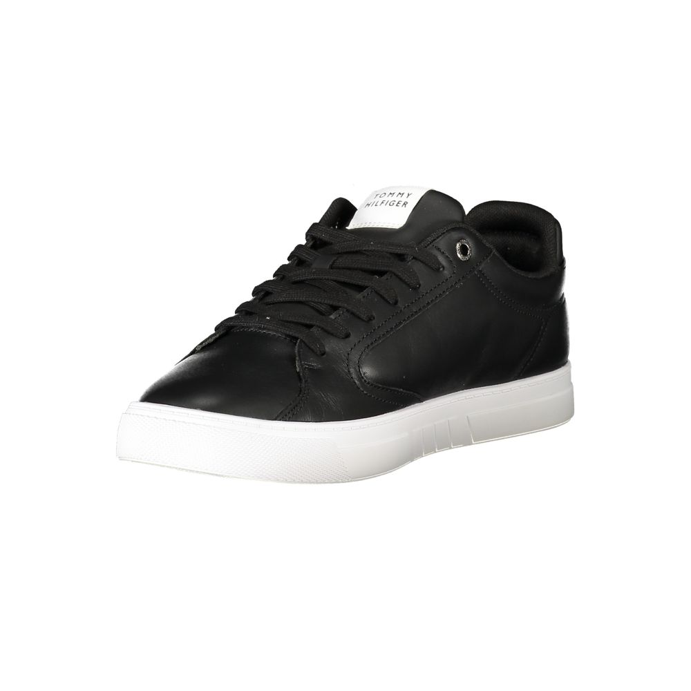 Tommy Hilfiger Schwarzer Herren-Sneaker aus Polyester