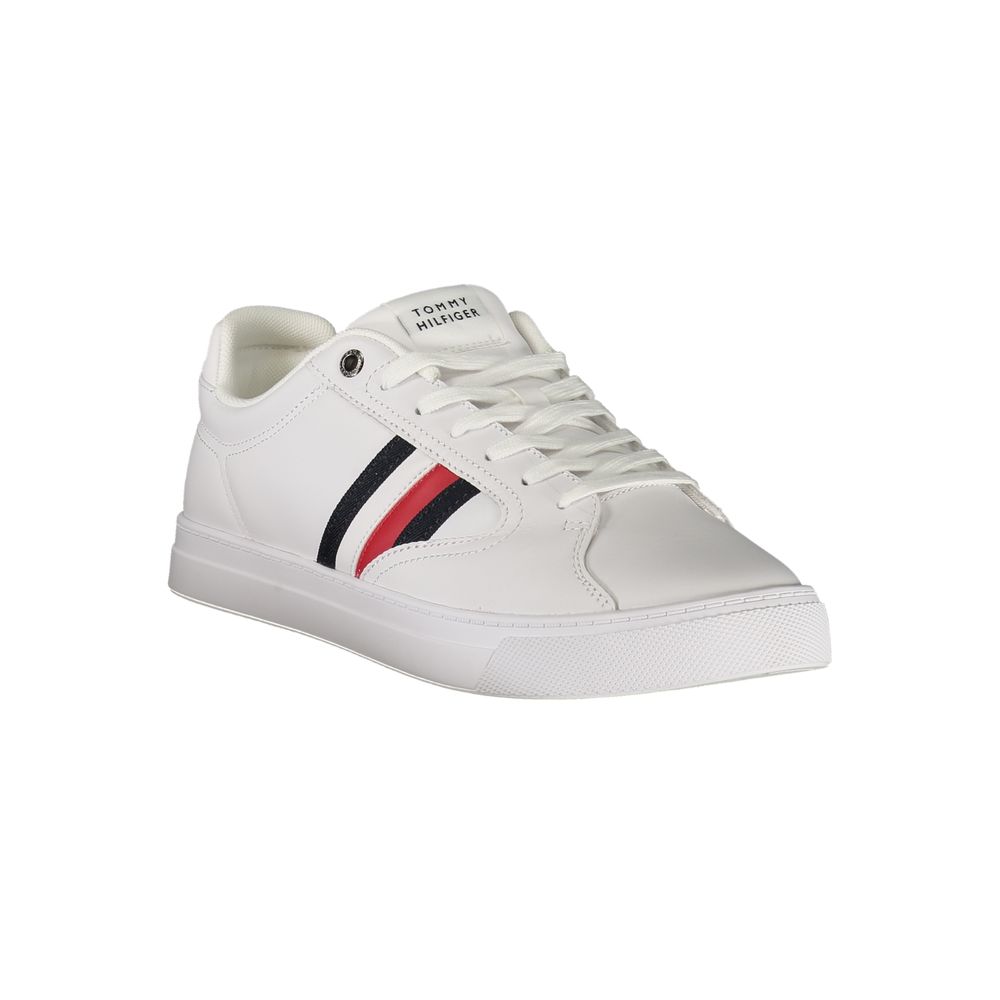 Tommy Hilfiger Bianco Leder Herren Sneaker