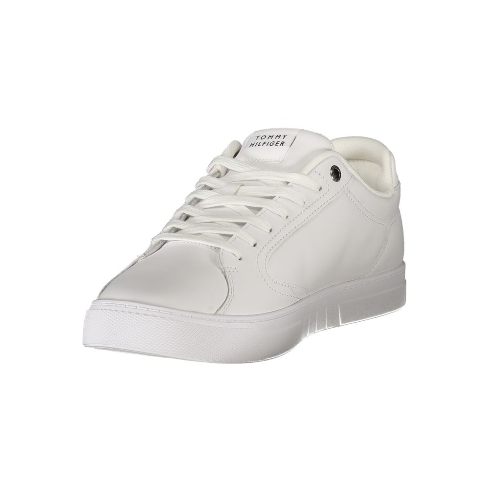 Tommy Hilfiger Bianco Leder Herren Sneaker