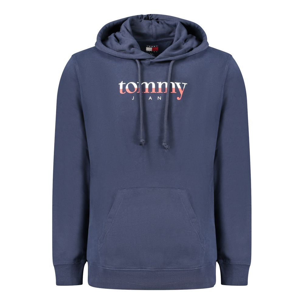 Tommy Hilfiger Blaues Herren-Kapuzensweatshirt aus Baumwolle