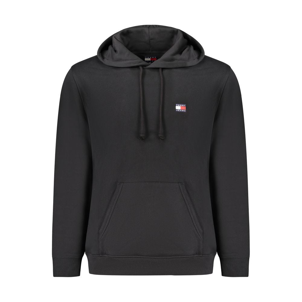 Tommy Hilfiger Schwarzer Herren-Hoodie aus Baumwolle