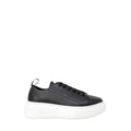 Armani Exchange Schwarze Sneakers aus Kunstleder