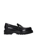 Off-White Schwarze Leder Loafer zum Hineinschlüpfen