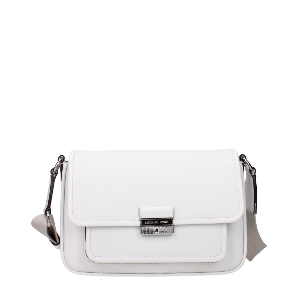 Michael Kors Weiße Leder Crossbody-Tasche