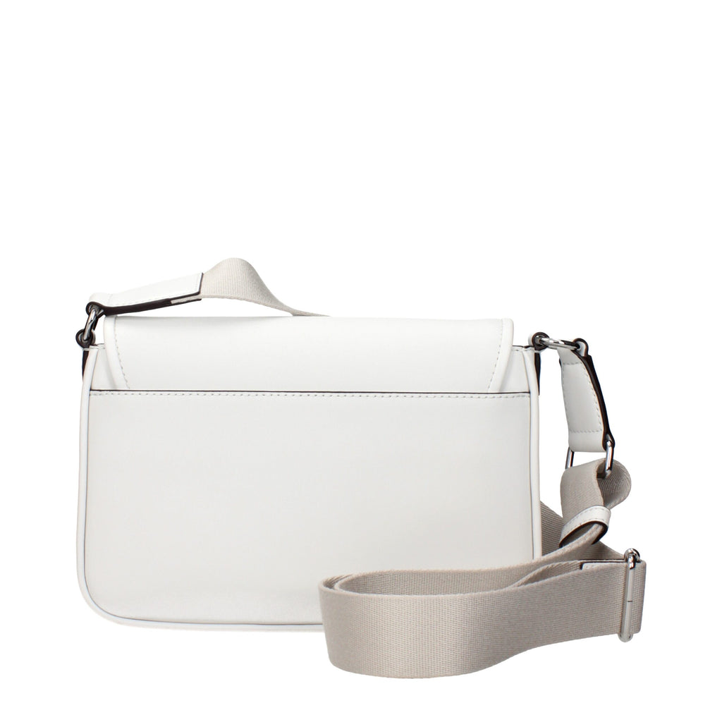 Michael Kors Weiße Leder Crossbody-Tasche