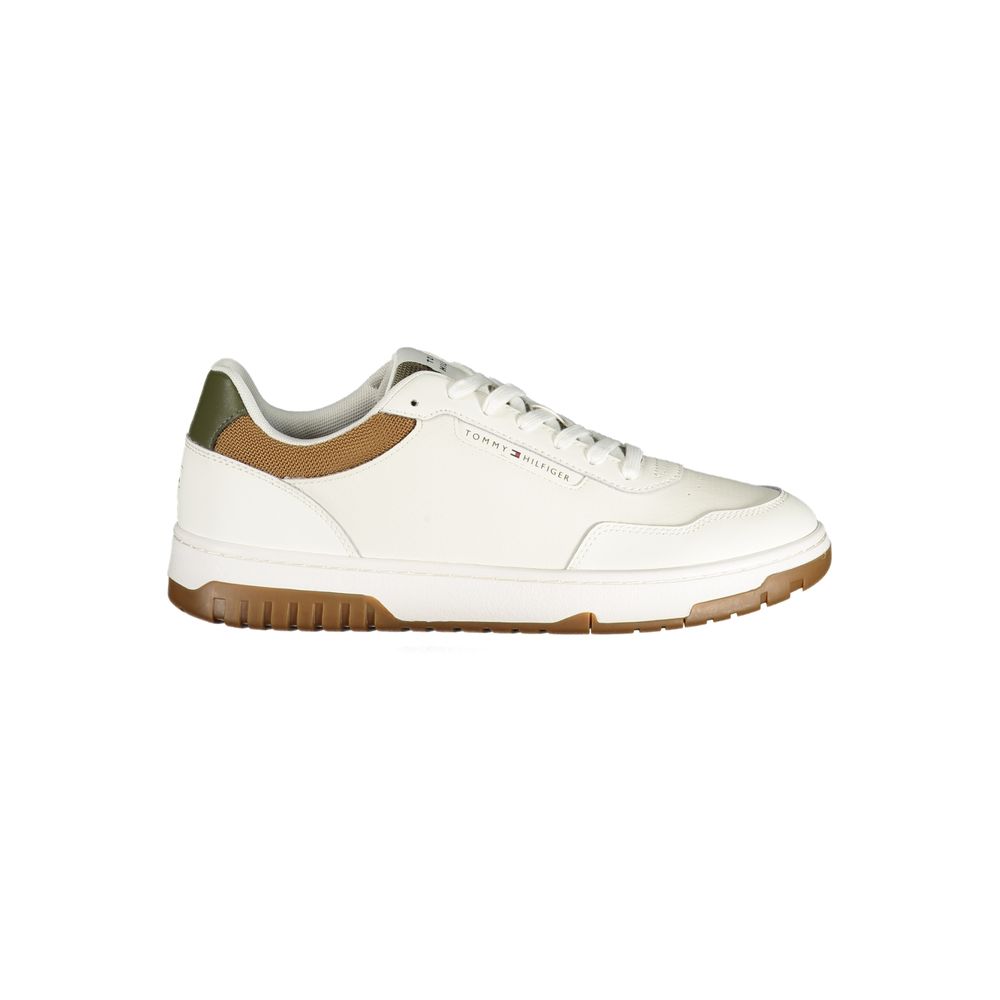 Bianco Polyurethan-Sneaker für Herren