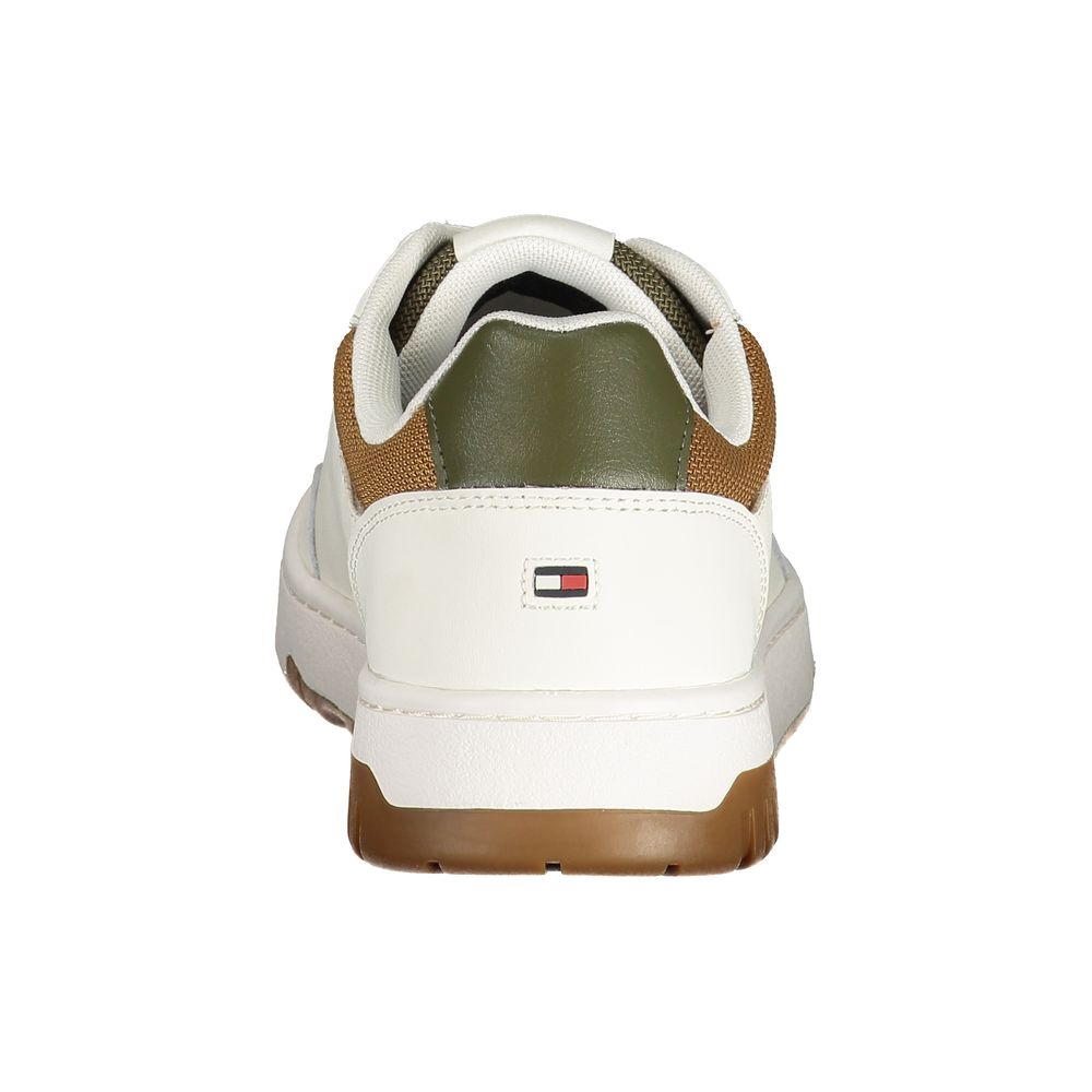 Bianco Polyurethan-Sneaker für Herren