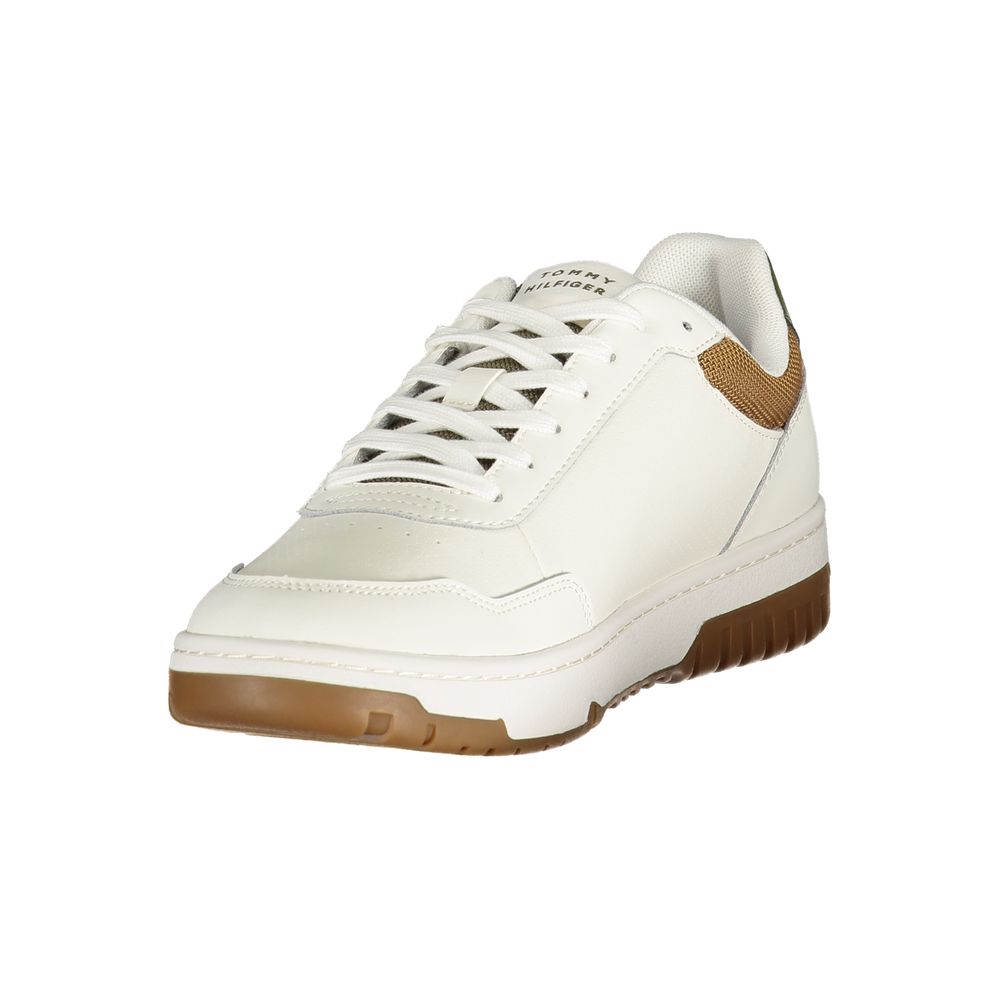 Bianco Polyurethan-Sneaker für Herren