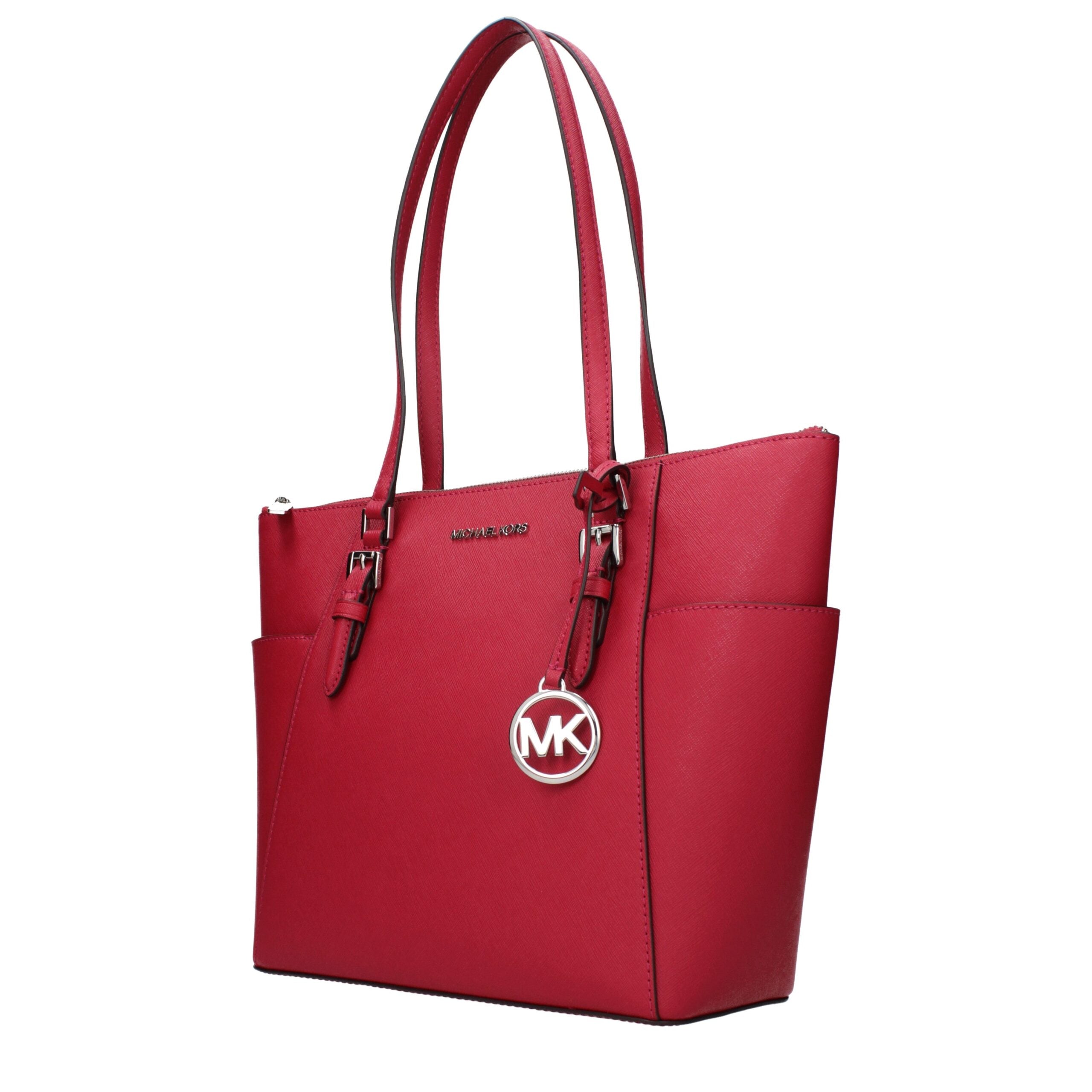 Rote Leder Schultertasche