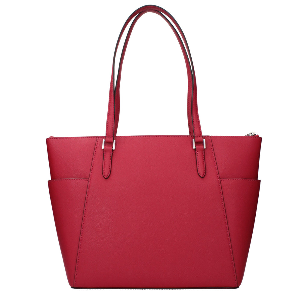 Rote Leder Schultertasche