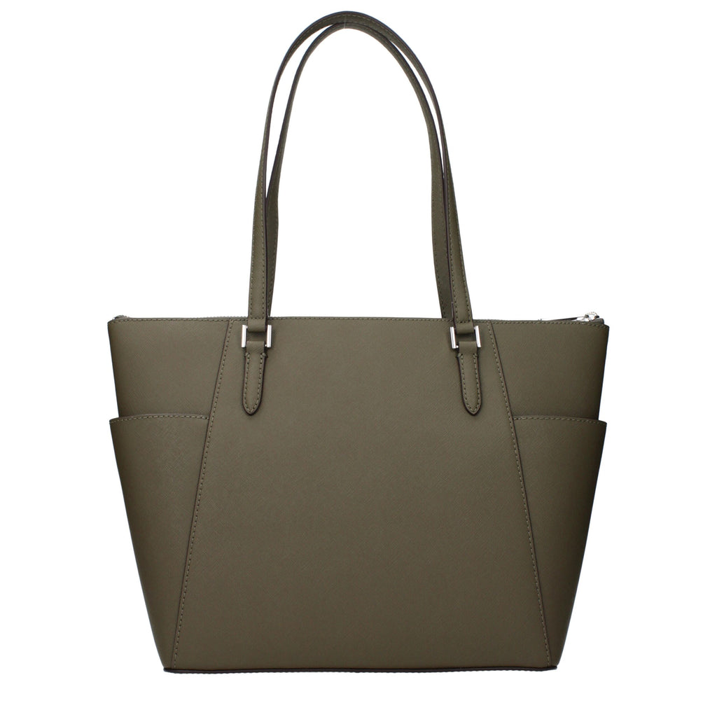 Grüne Leder Schultertasche