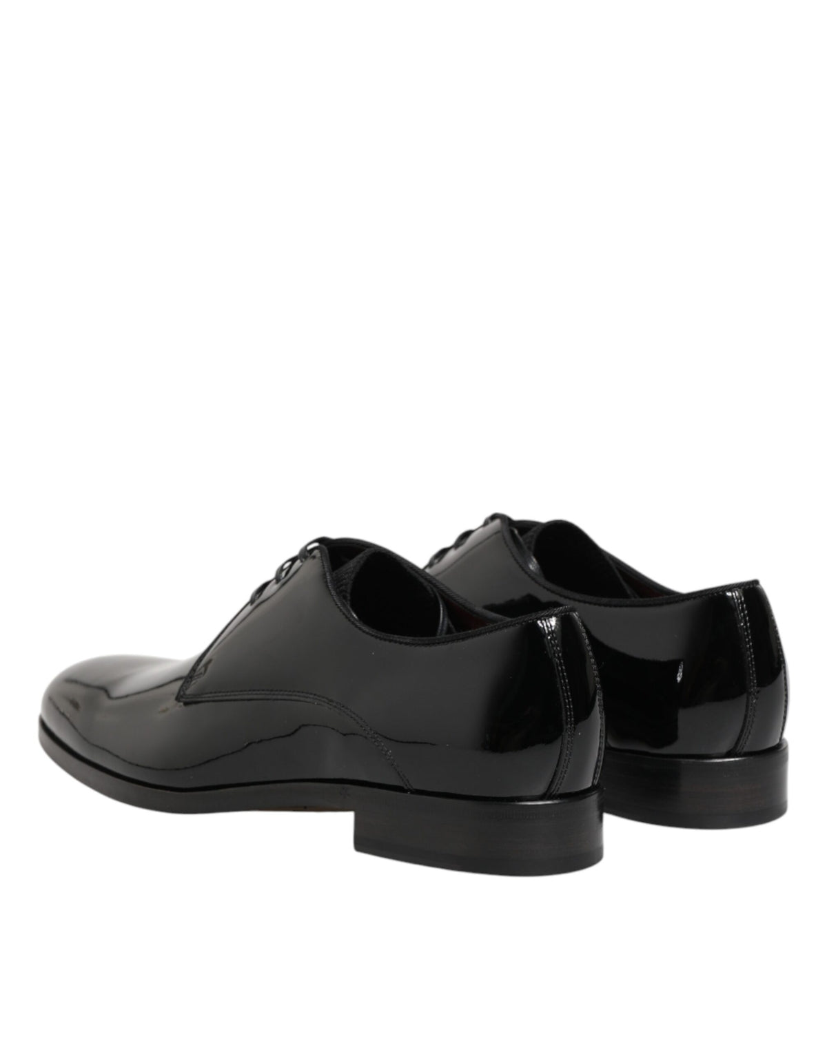 Dolce & Gabbana Schwarze Derby-Schnürschuhe aus Kalbsleder