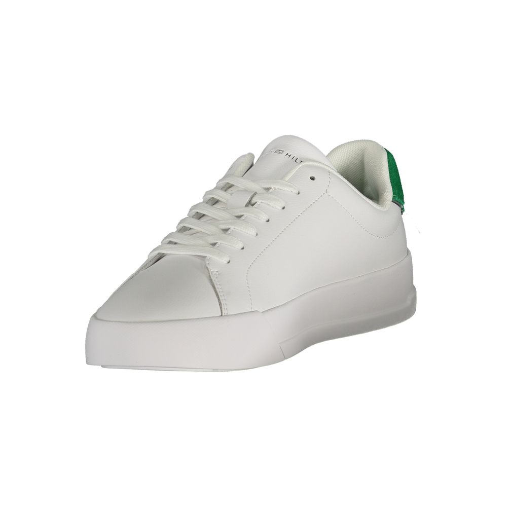 Tommy Hilfiger Weißer Herren-Sneaker aus Polyurethan
