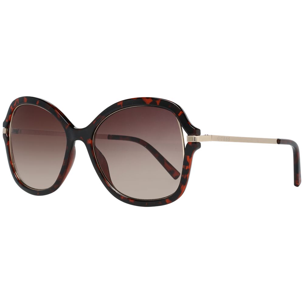 Original Guess Sonnenbrille aus braunem Metall und Kunststoff