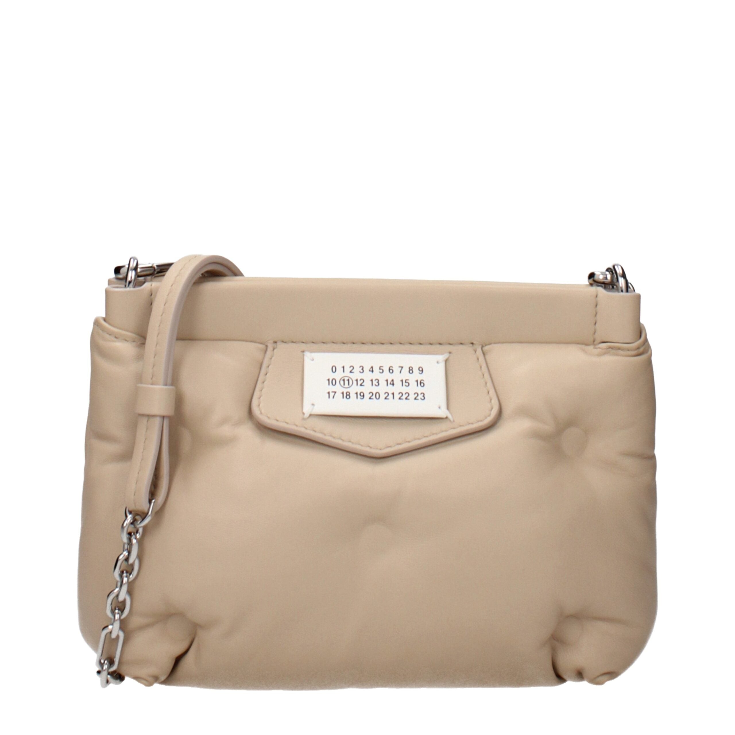 Maison Margiela Beige Leder Crossbody Bag