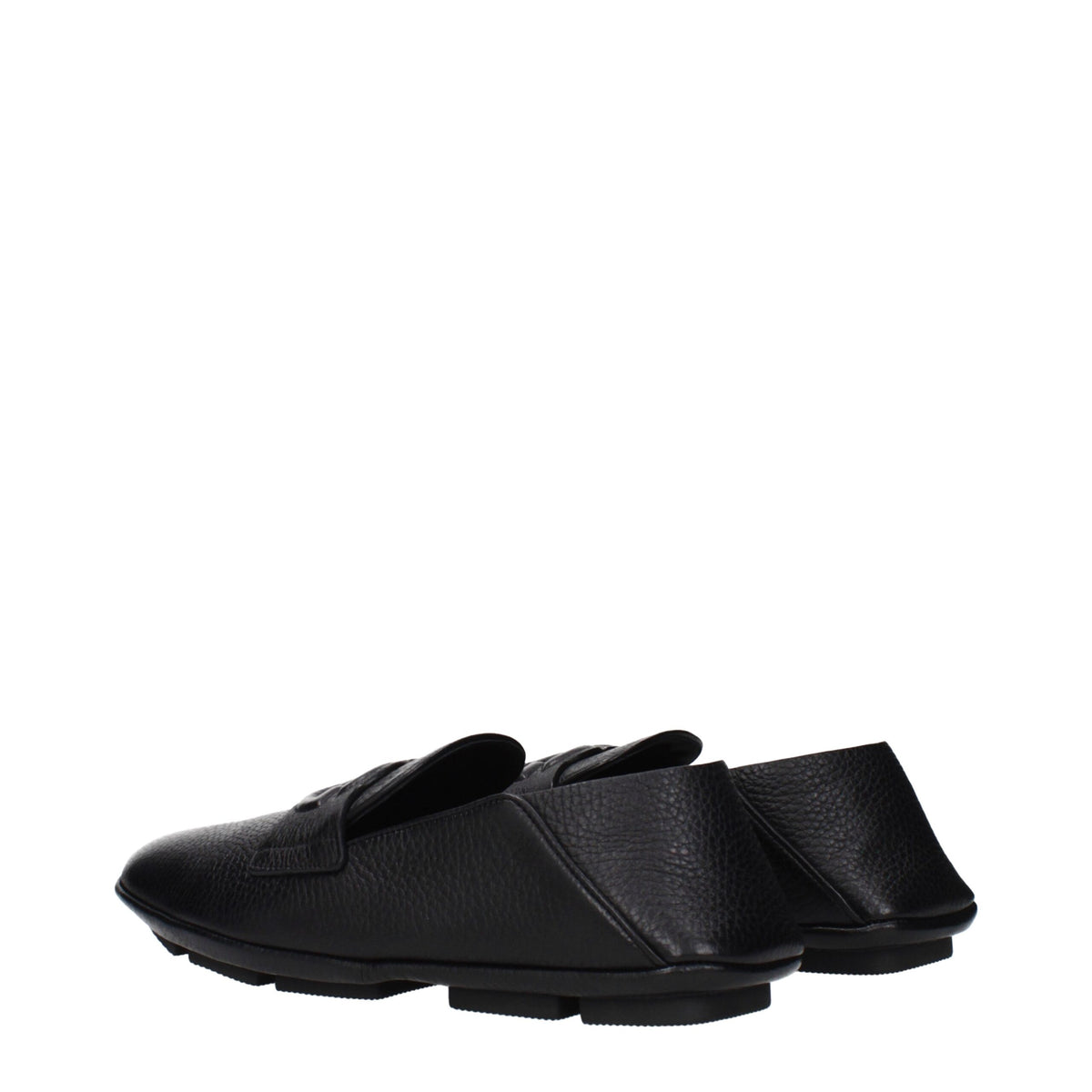 Dolce & Gabbana Schwarze Leder Loafer zum Hineinschlüpfen