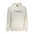 Tommy Hilfiger Weißer Herren-Kapuzenpullover aus Baumwolle