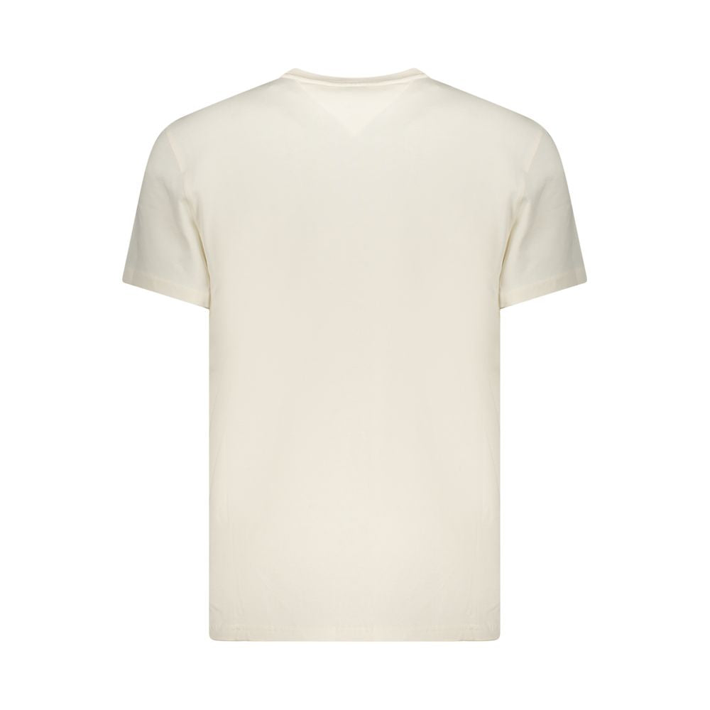 Tommy Hilfiger Bianco Baumwoll-T-Shirt für Herren