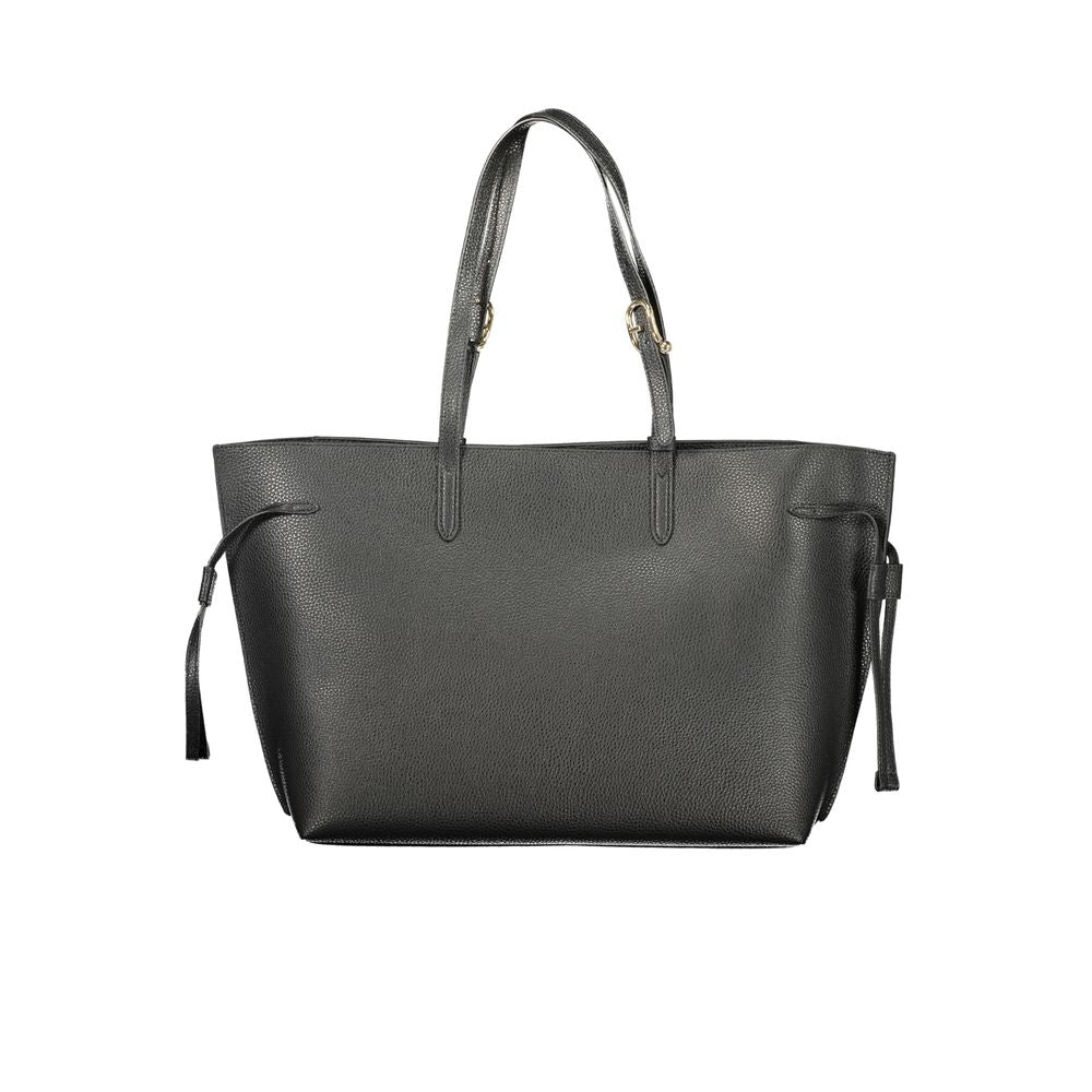Furla Schwarze Leder Damentasche