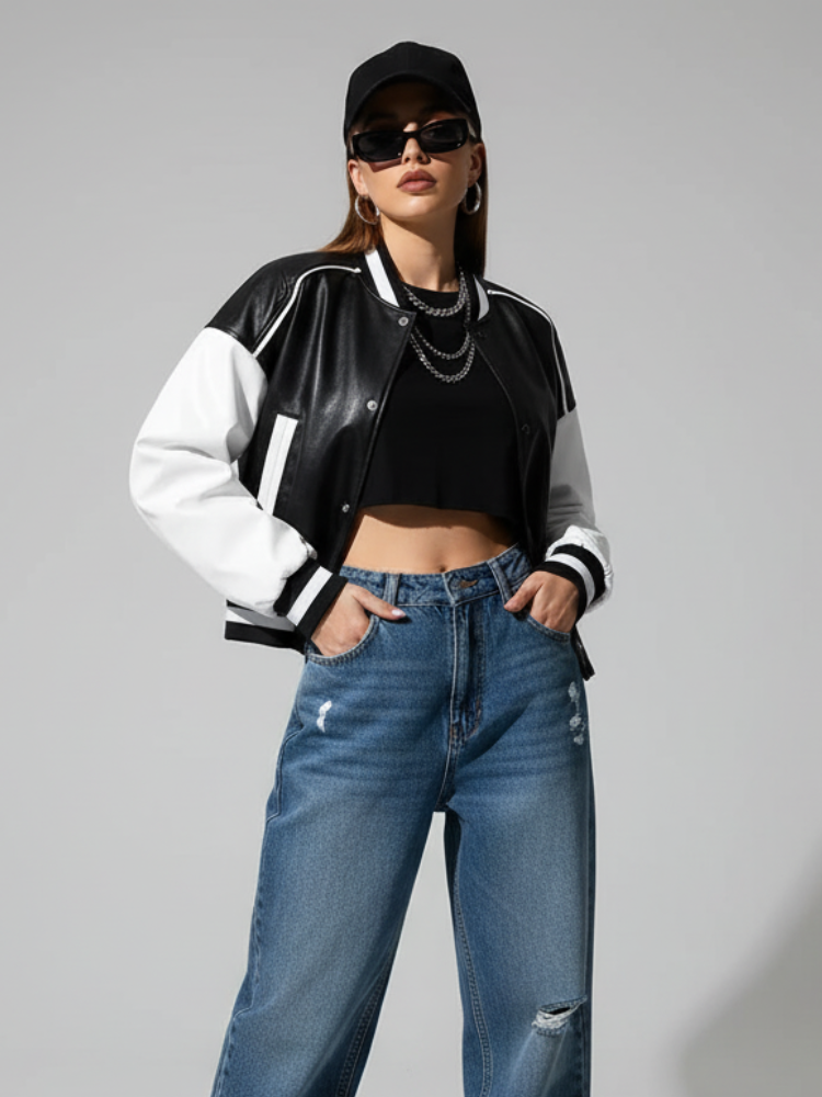 Damenjacke aus PU-Leder „Lower East Side“ – BYMANYC® New York
