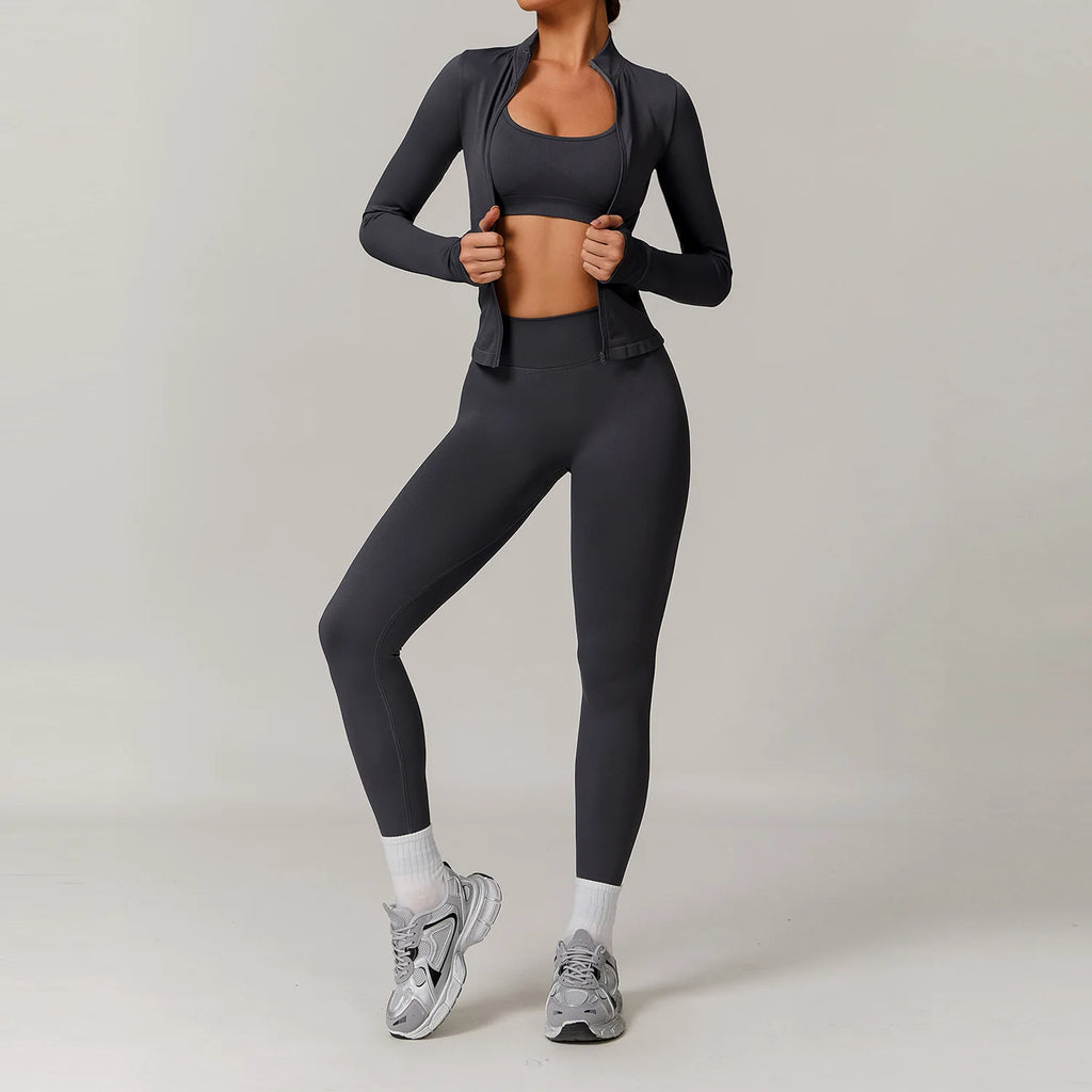 Sportswear Seamless Yoga Set 2/3PCS Gym Clothes Sportswear Yoga Suits For Women Fitness Set Tracksuits Sports Bra Gym Leggings