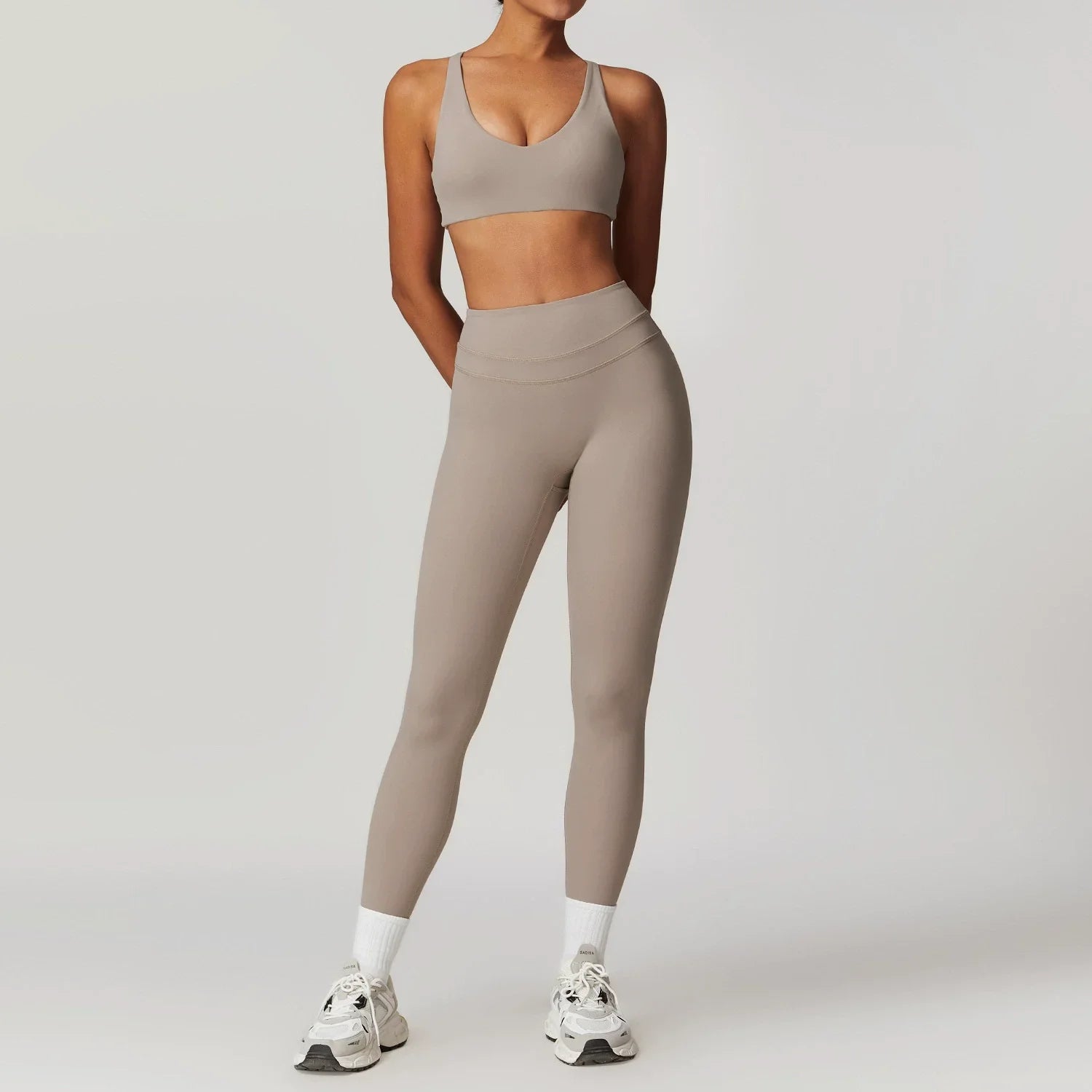 2 Pieces Sportswear Women Yoga Set Gym Clothes Sportswear Yoga Suits Fitness Set Tracksuits Sports Bra Gym High Waist Leggings