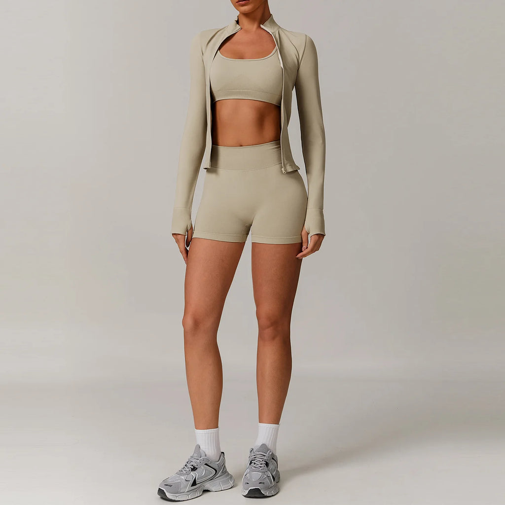 Sportswear Seamless Yoga Set 2/3PCS Gym Clothes Sportswear Yoga Suits For Women Fitness Set Tracksuits Sports Bra Gym Leggings