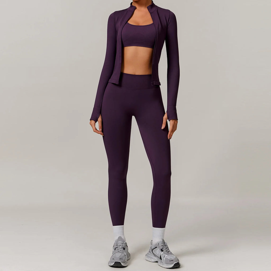 Sportswear Seamless Yoga Set 2/3PCS Gym Clothes Sportswear Yoga Suits For Women Fitness Set Tracksuits Sports Bra Gym Leggings