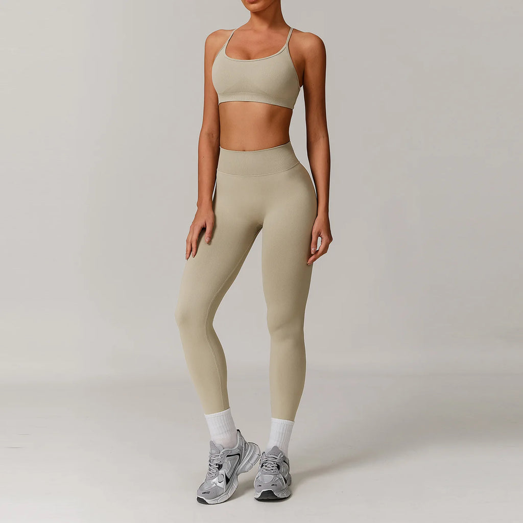 Sportswear Seamless Yoga Set 2/3PCS Gym Clothes Sportswear Yoga Suits For Women Fitness Set Tracksuits Sports Bra Gym Leggings