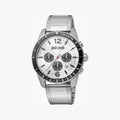 Elegante Just Cavalli Herrenarmbanduhr in Silber