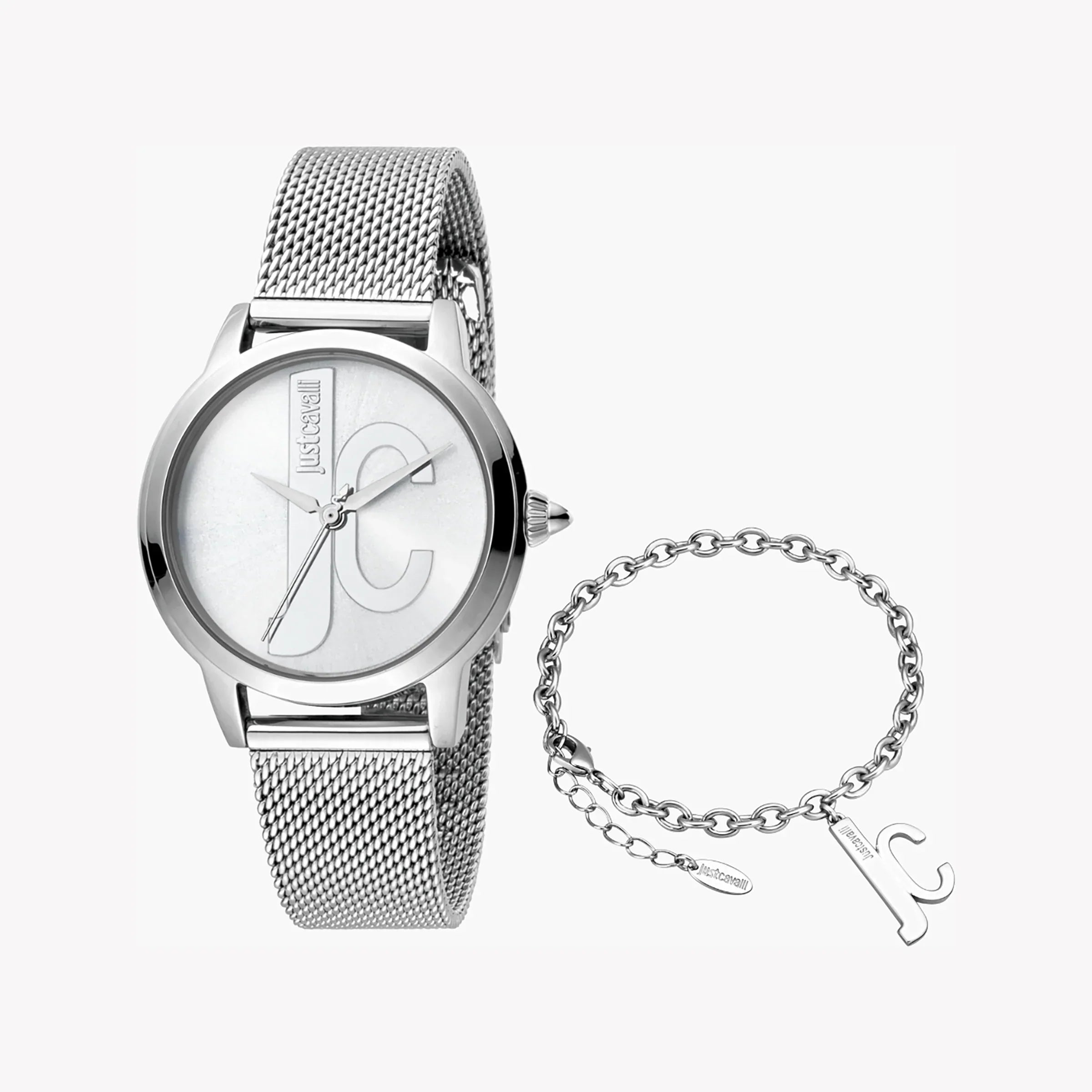Just Cavalli Damenuhr in Silber – Elegantes Design